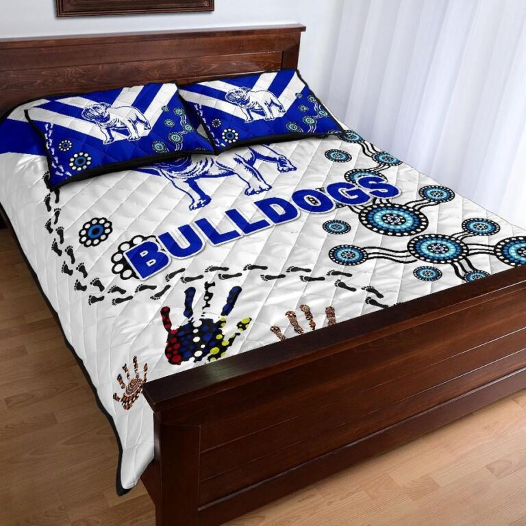 NRL Canterbury-Bankstown Bulldogs Quilt Bed Set Indigenous