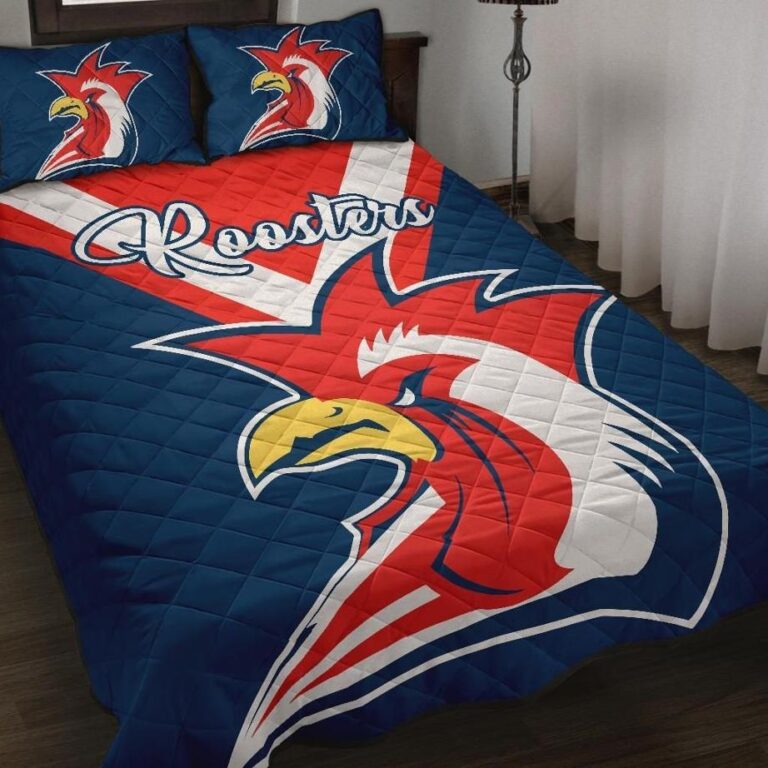 NRL Australia Roosters Quilt Bed Set