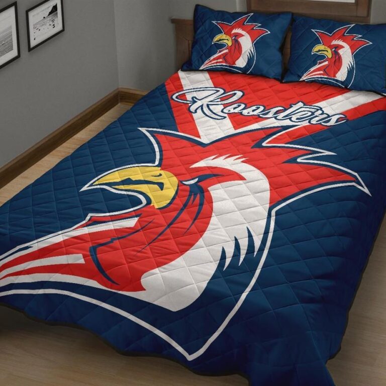NRL Australia Roosters Quilt Bed Set