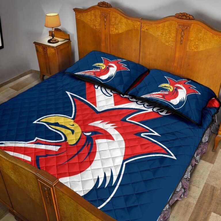 NRL Australia Roosters Quilt Bed Set