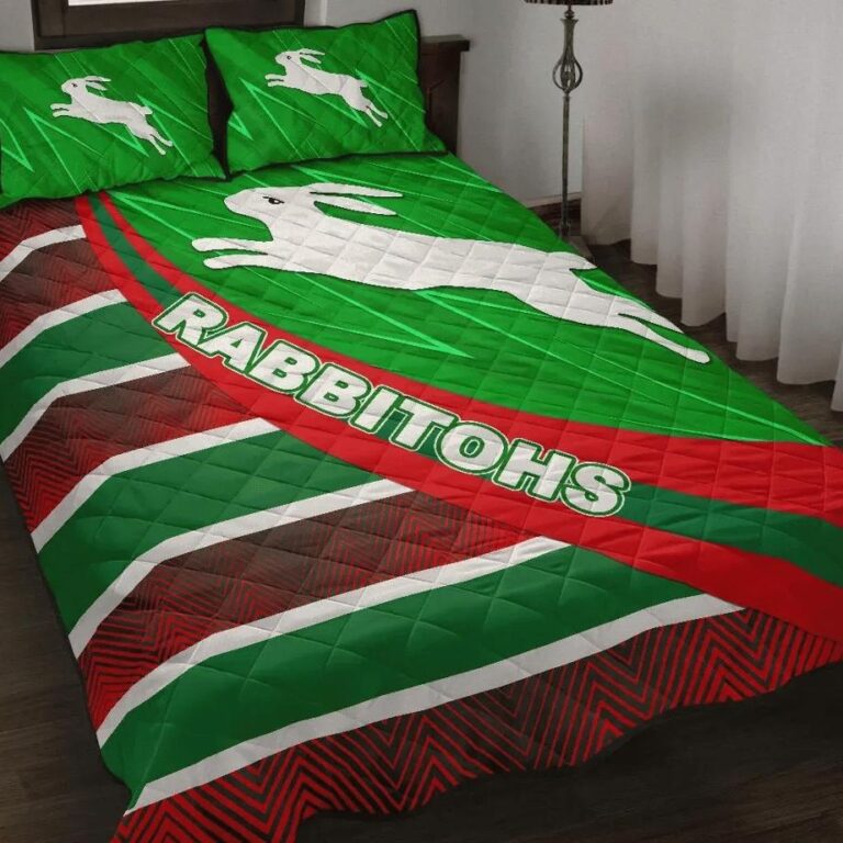 NRL South Sydney Rabbitohs Quilt Bed Set Victorian Vibes