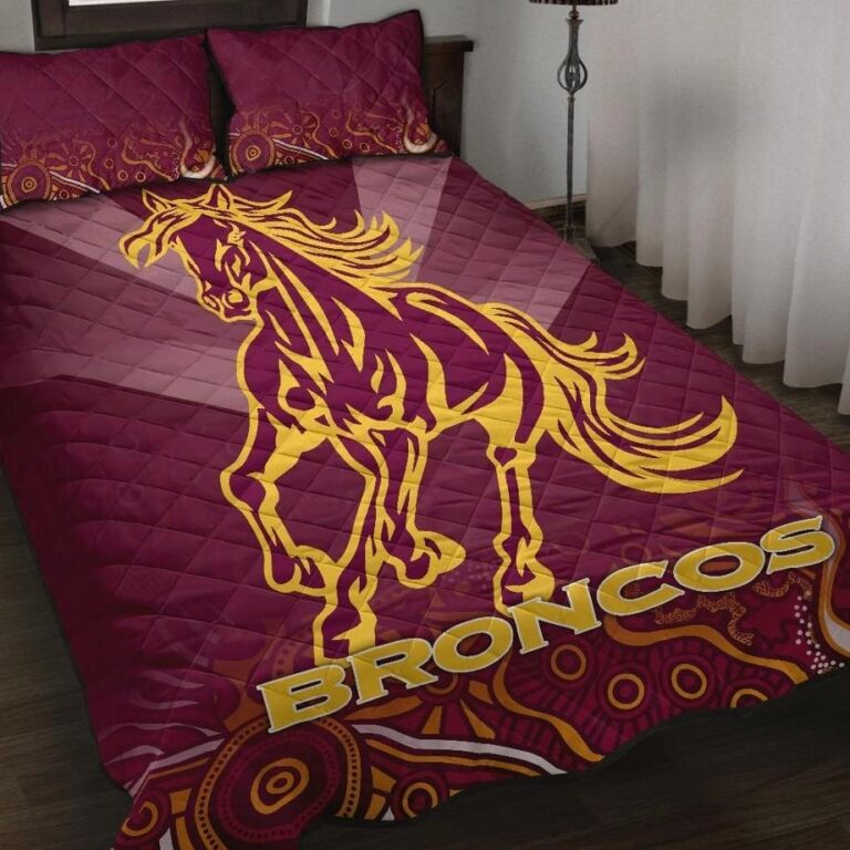 NRL Brisbane Broncos Indigenous Quilt Bed Set