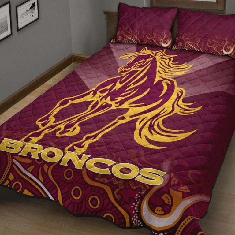NRL Brisbane Broncos Indigenous Quilt Bed Set