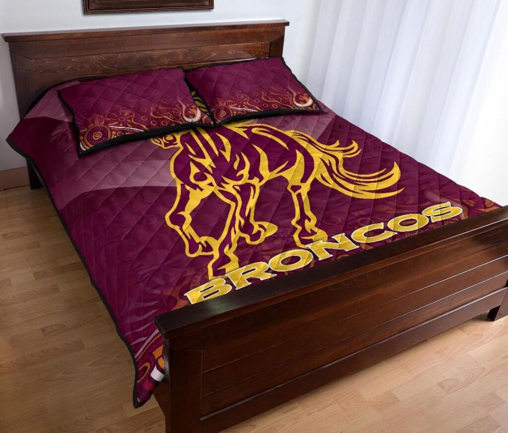NRL Brisbane Broncos Indigenous Quilt Bed Set