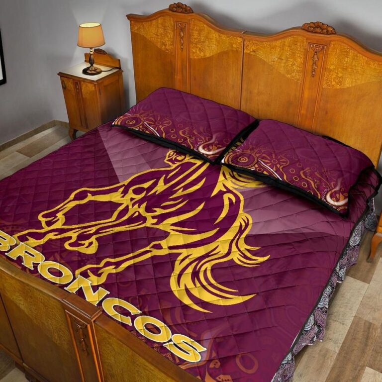 NRL Brisbane Broncos Indigenous Quilt Bed Set