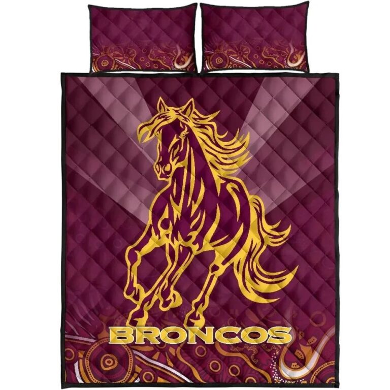 NRL Brisbane Broncos Indigenous Quilt Bed Set