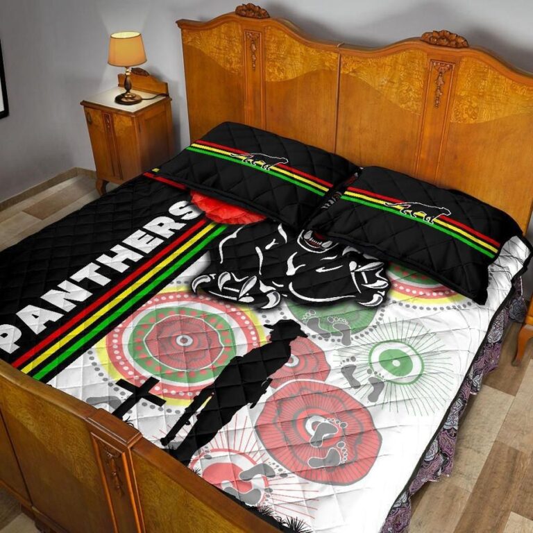 NRL Penrith Panthers Quilt Bed Set Anzac Day ?Power Style