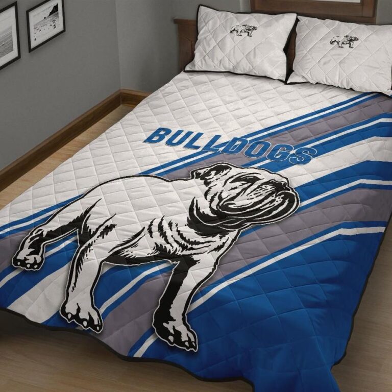 NRL Canterbury-Bankstown Bulldogs Quilt Bed Set Simple Style