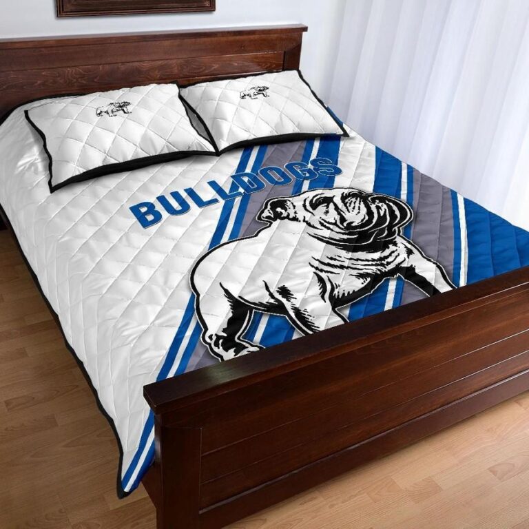 NRL Canterbury-Bankstown Bulldogs Quilt Bed Set Simple Style