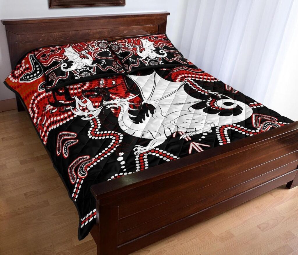 NRL Dragons Quilt Bed Set St. George Indigenous Limited