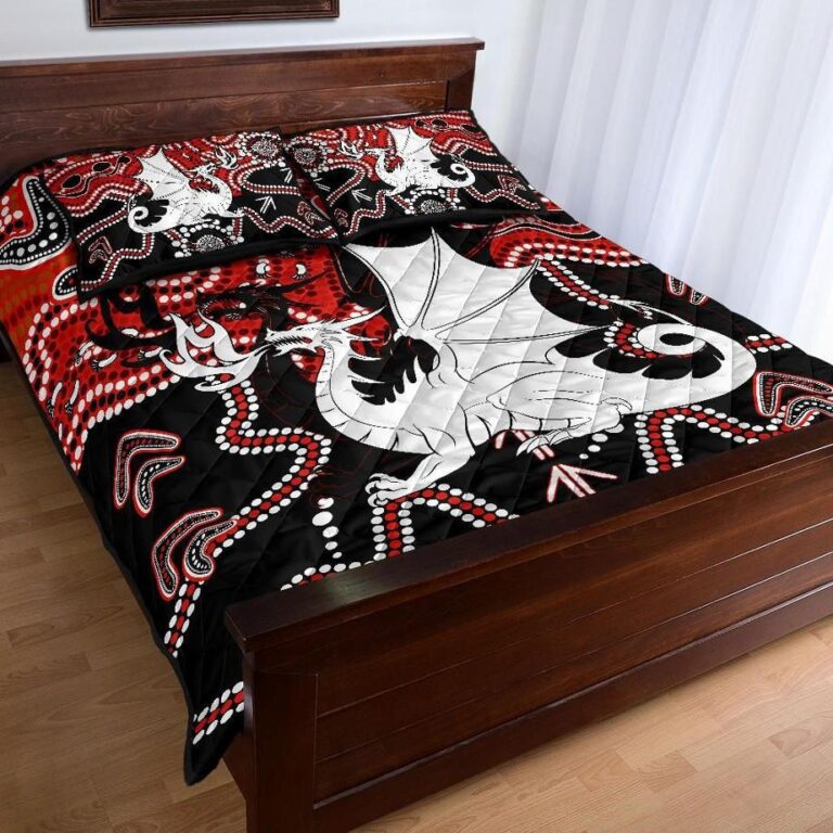NRL Dragons Quilt Bed Set St. George Indigenous Limited
