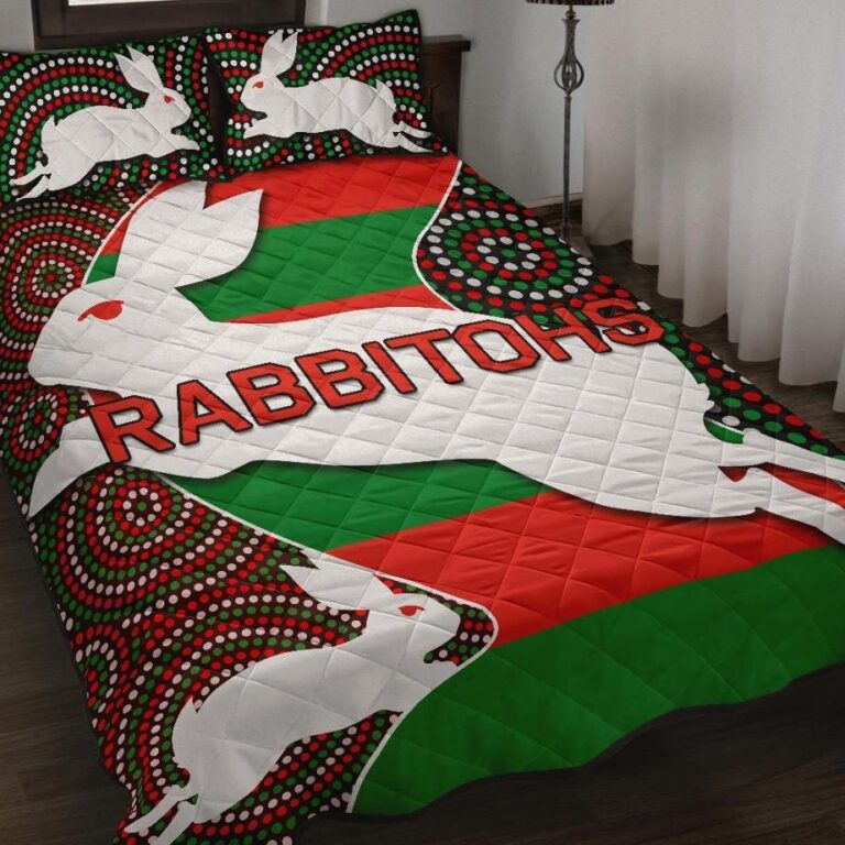 NRL Rabbitohs Quilt Bed Set