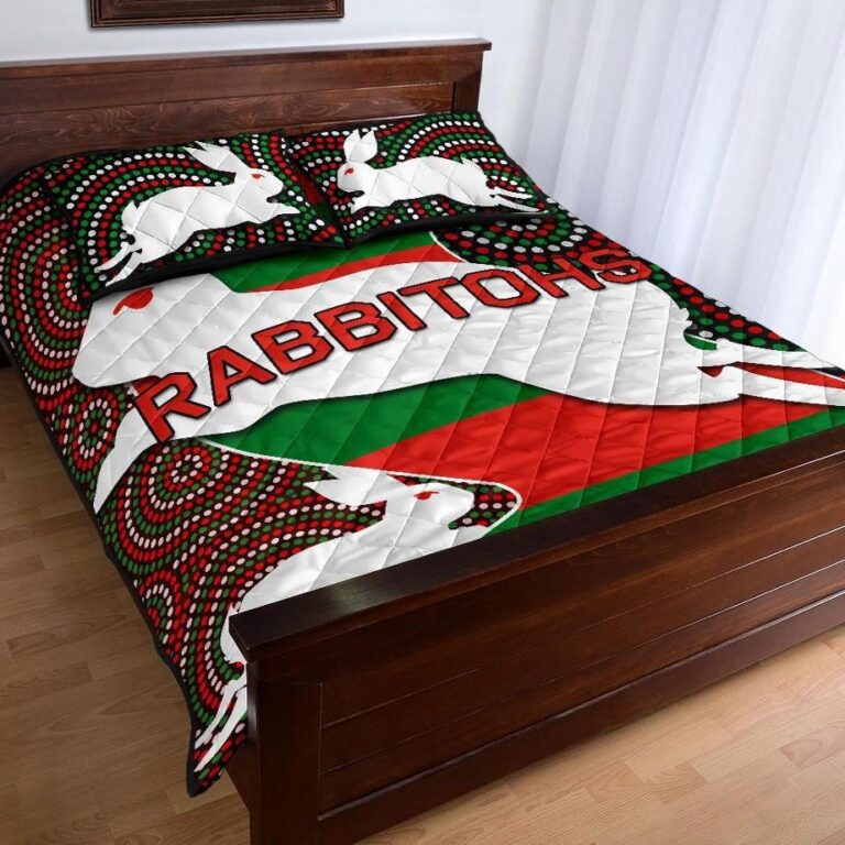 NRL Rabbitohs Quilt Bed Set