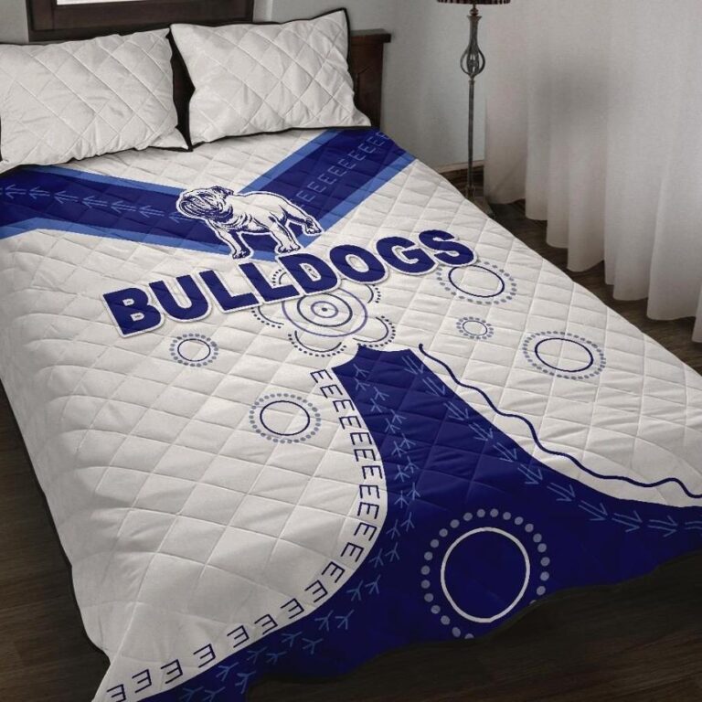 NRL Canterbury-Bankstown Bulldogs Quilt Bed Set Simple ?Indigenous