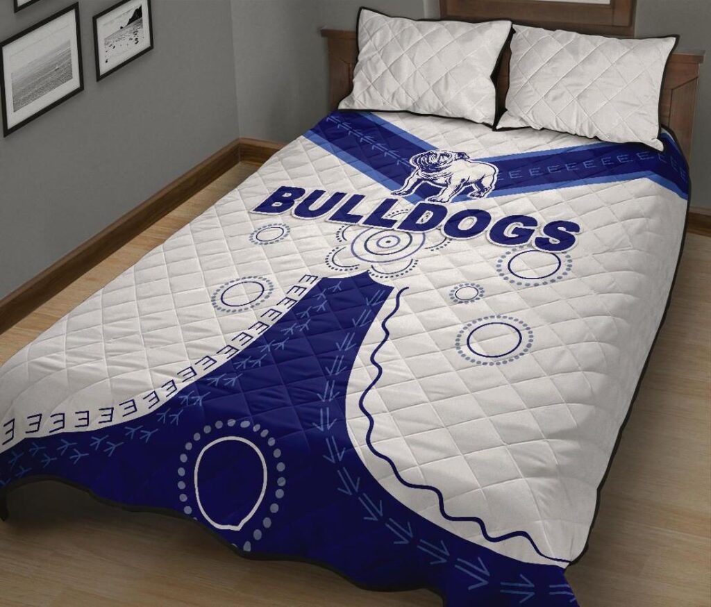 NRL Canterbury-Bankstown Bulldogs Quilt Bed Set Simple ?Indigenous