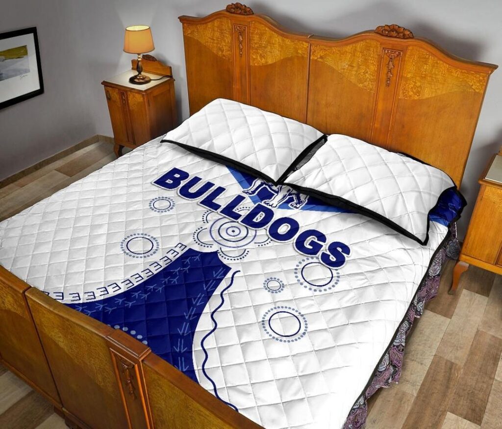 NRL Canterbury-Bankstown Bulldogs Quilt Bed Set Simple ?Indigenous