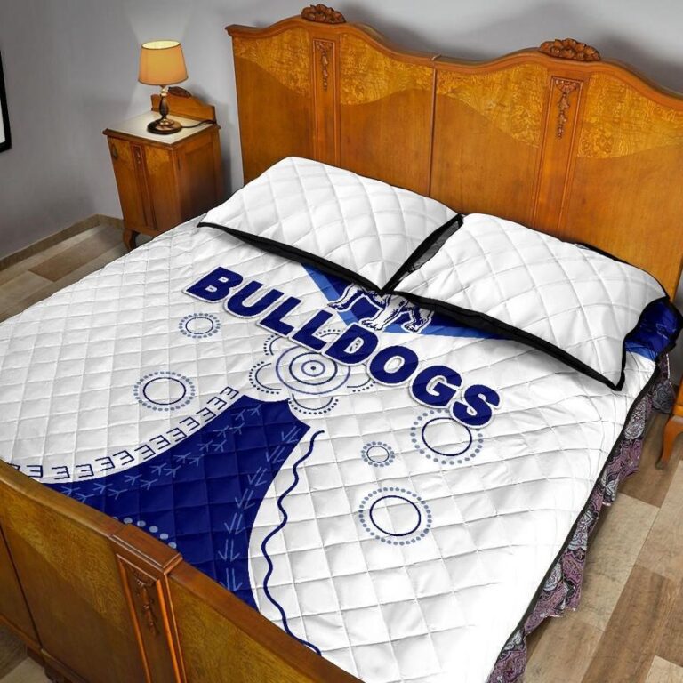 NRL Canterbury-Bankstown Bulldogs Quilt Bed Set Simple ?Indigenous