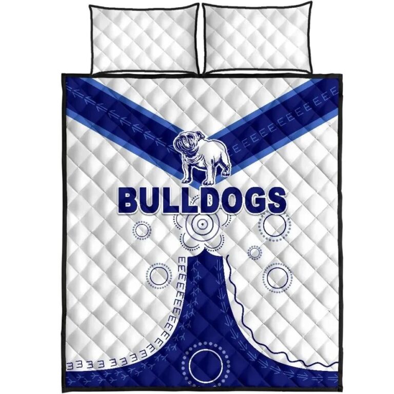 NRL Canterbury-Bankstown Bulldogs Quilt Bed Set Simple ?Indigenous