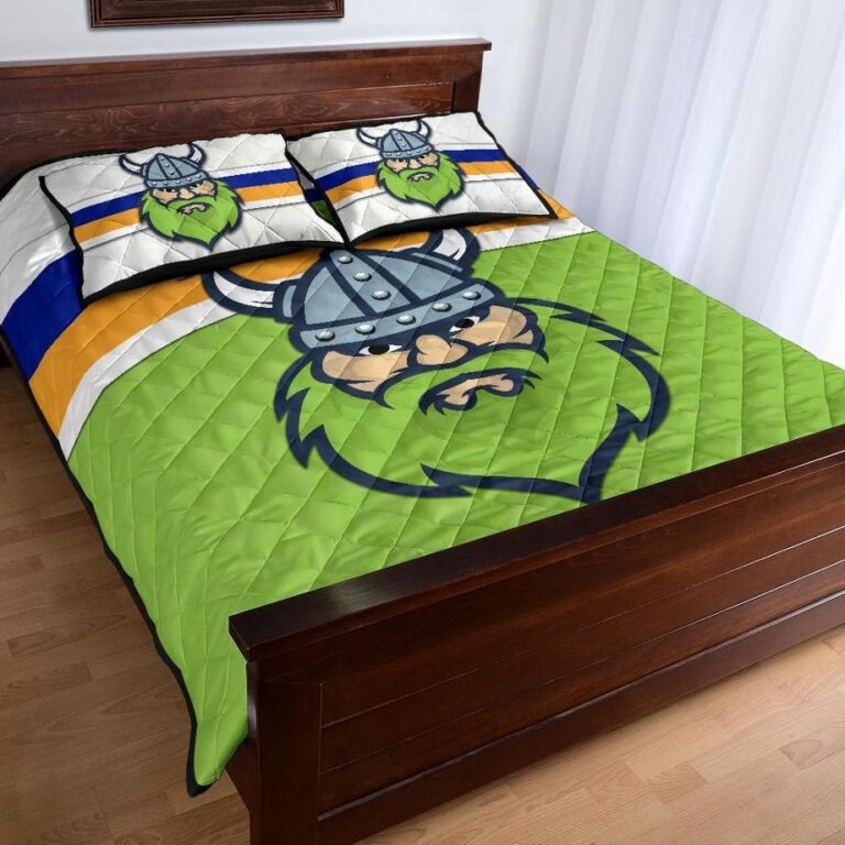 NRL Canberra Quilt Bed Set Raiders Viking