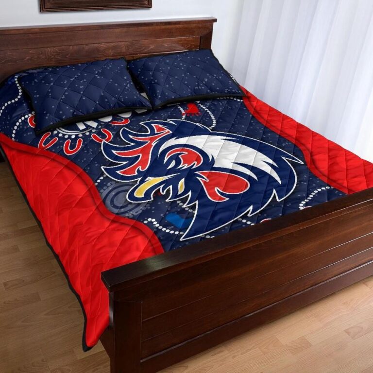 NRL Sydney Quilt Bed Set Roosters Anzac Day Unique Indigenous