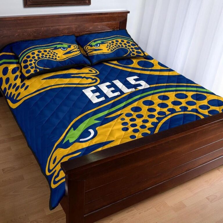 NRL Parramatta Quilt Bed Set Eel