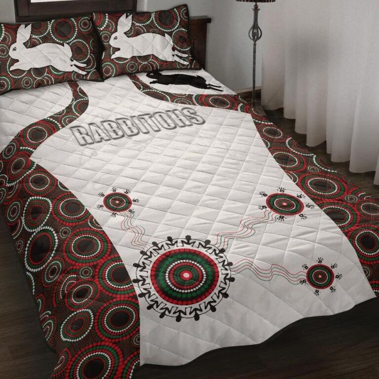 NRL Rabbitohs Indigenous Quilt Bed Set