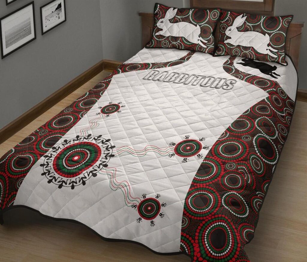 NRL Rabbitohs Indigenous Quilt Bed Set