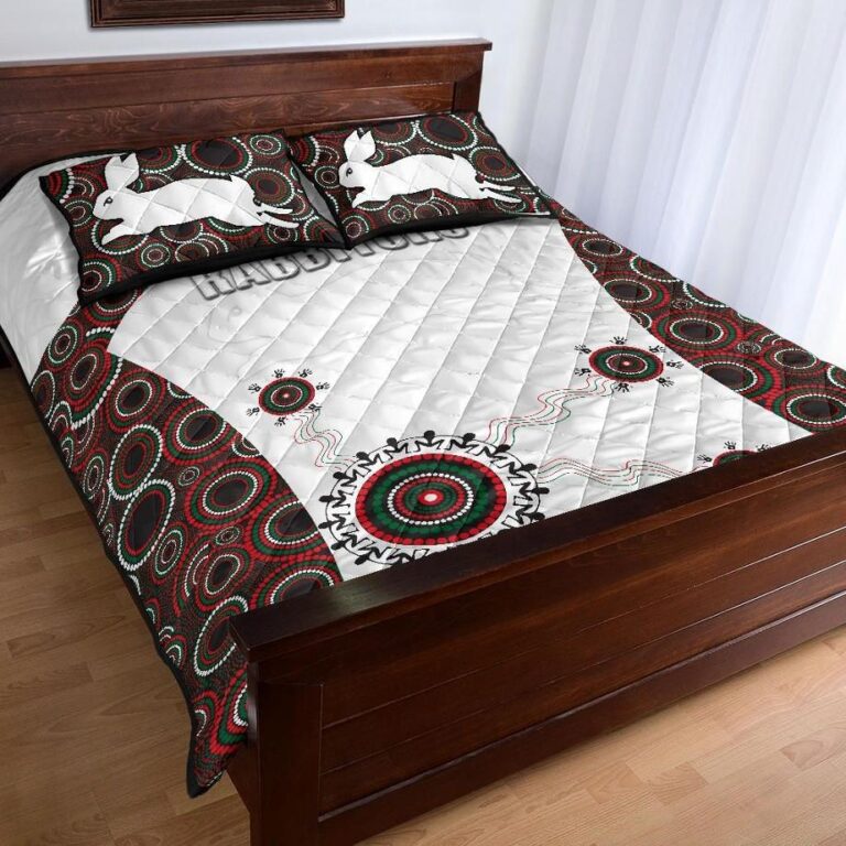 NRL Rabbitohs Indigenous Quilt Bed Set