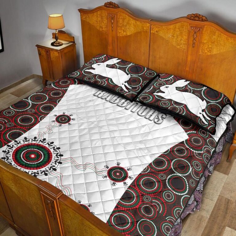 NRL Rabbitohs Indigenous Quilt Bed Set