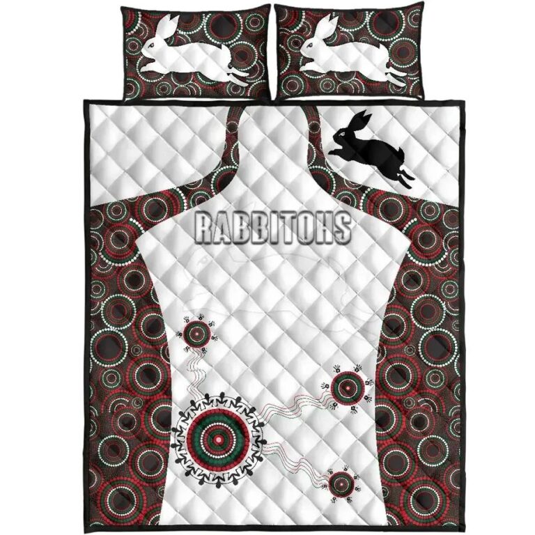 NRL Rabbitohs Indigenous Quilt Bed Set