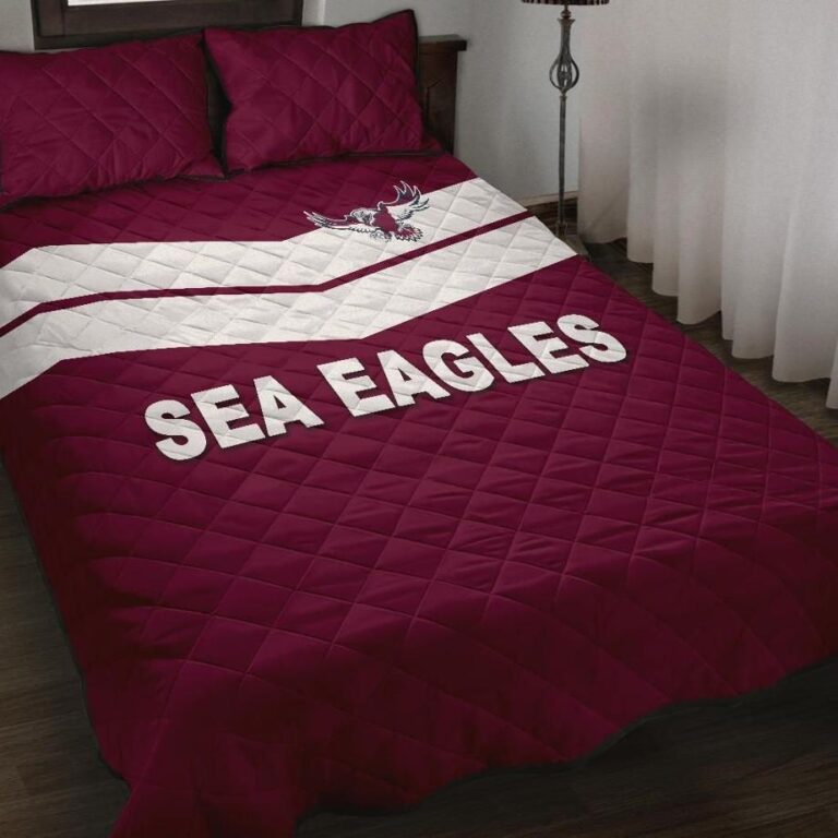 NRL Warringah Quilt Bed Set Sea Eagles Original