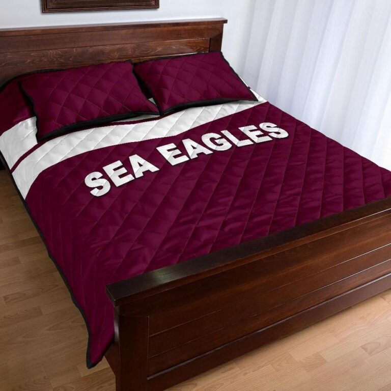 NRL Warringah Quilt Bed Set Sea Eagles Original