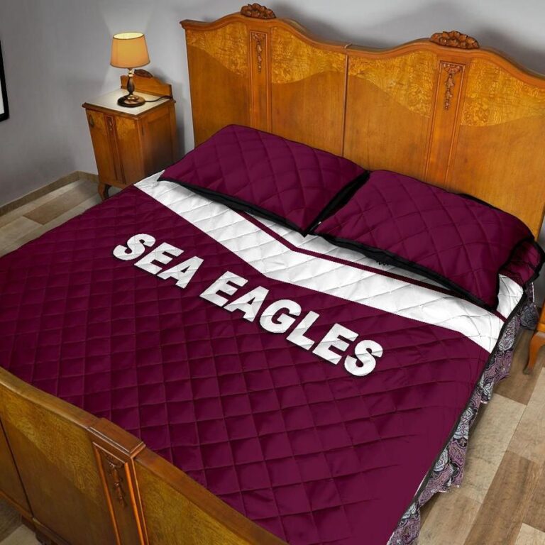 NRL Warringah Quilt Bed Set Sea Eagles Original