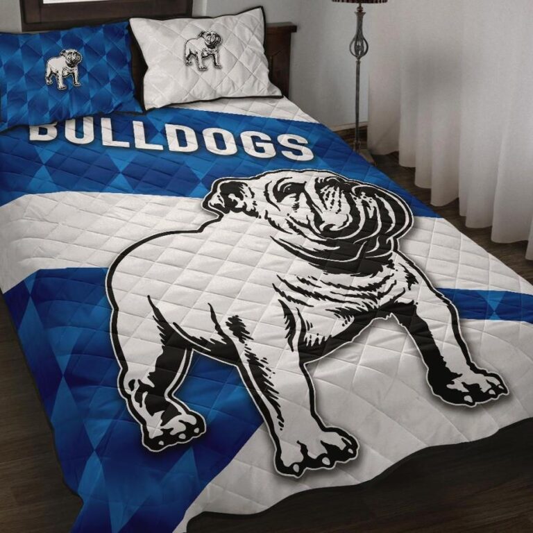 NRL Bulldogs Quilt Bed Set Sporty Style