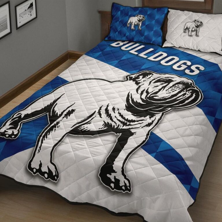 NRL Bulldogs Quilt Bed Set Sporty Style