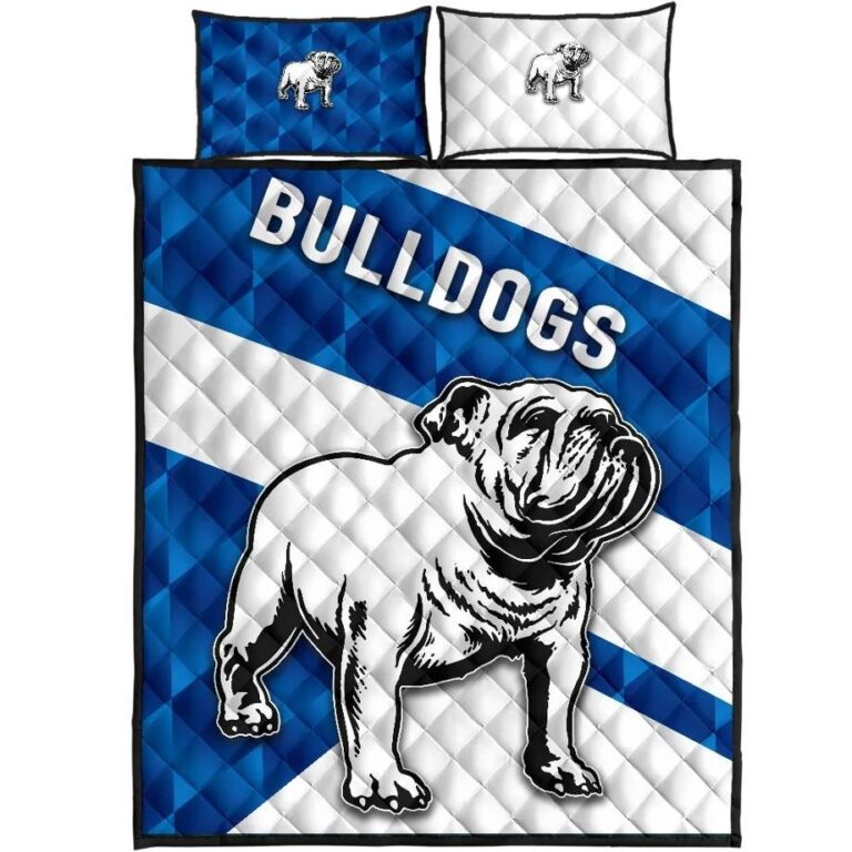 NRL Bulldogs Quilt Bed Set Sporty Style