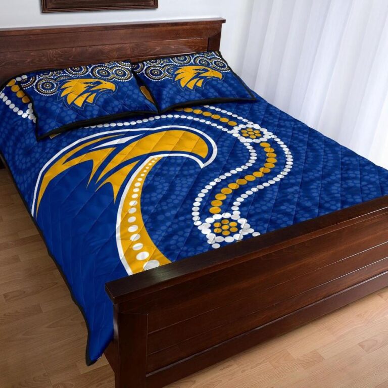 NRL Australia Football Quilt Bed Set Eagles Indigenous