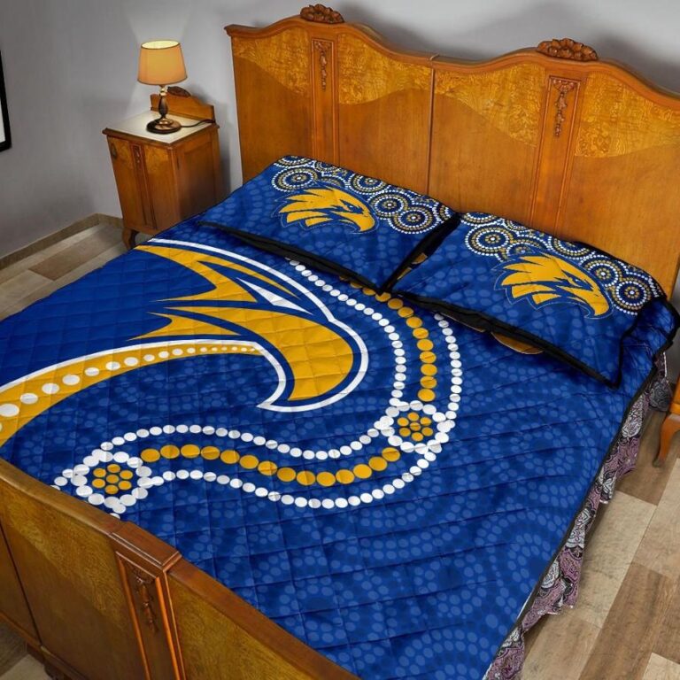 NRL Australia Football Quilt Bed Set Eagles Indigenous
