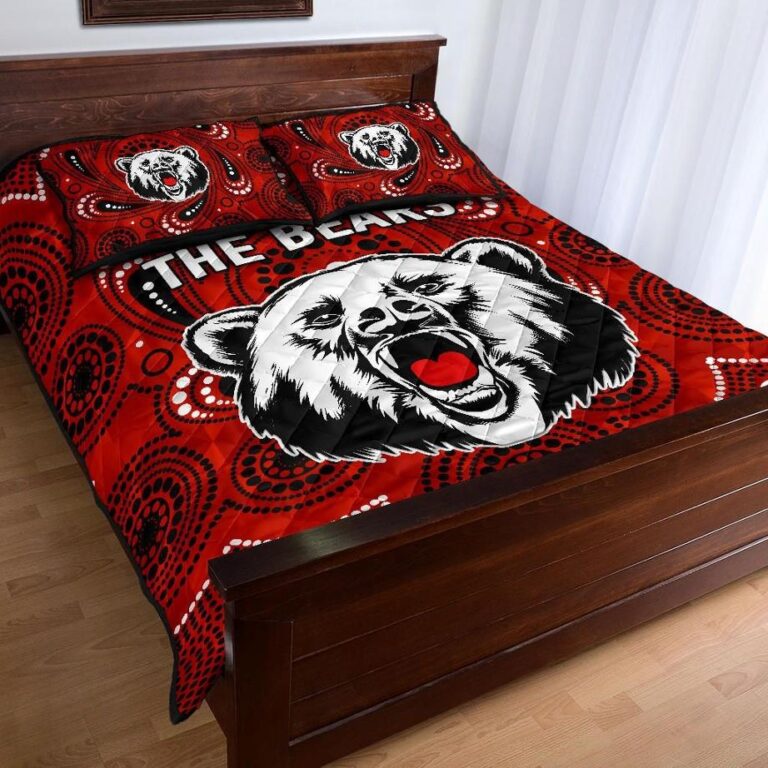 NRL North Sydney Quilt Bed Set The Bears Indigenous