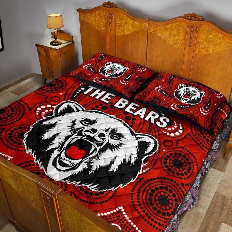 NRL North Sydney Quilt Bed Set The Bears Indigenous