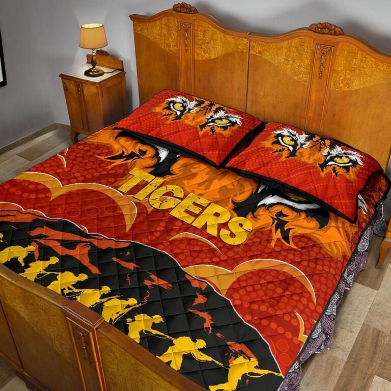NRL Wests Quilt Bed Set Tigers Anzac Country Style
