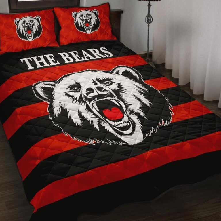 NRL North Sydney Quilt Bed Set The Bears Simple Style