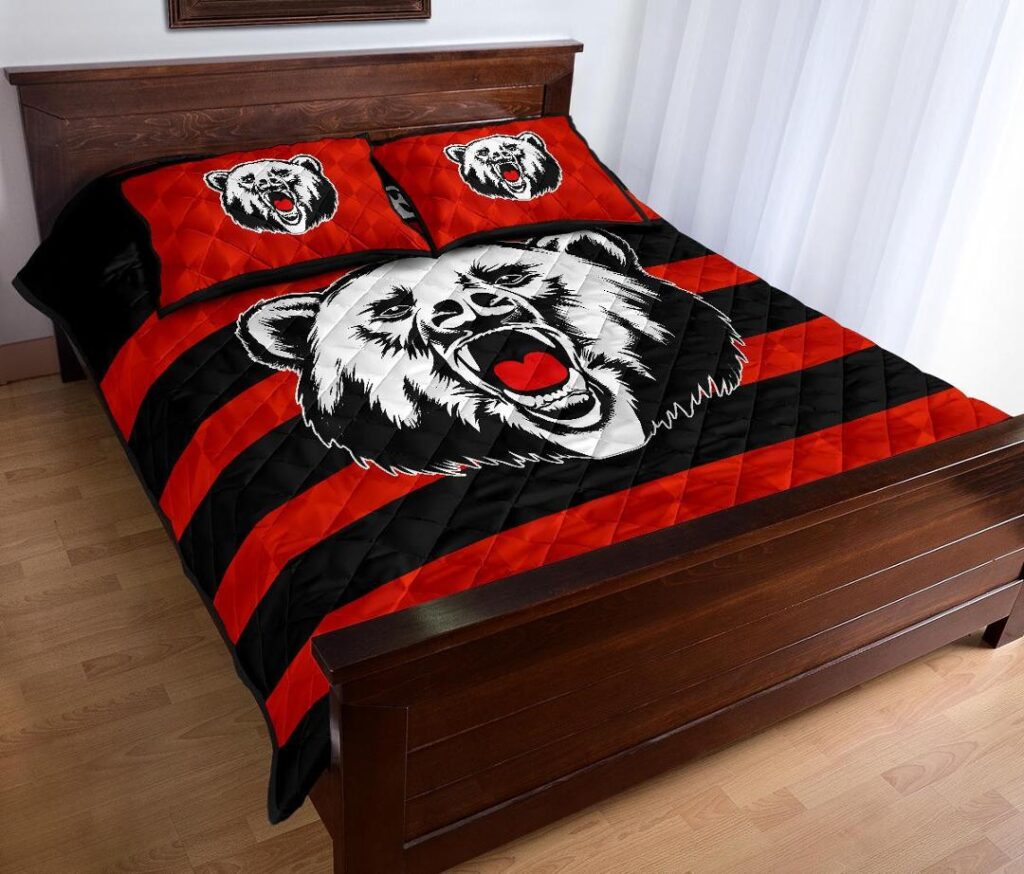 NRL North Sydney Quilt Bed Set The Bears Simple Style