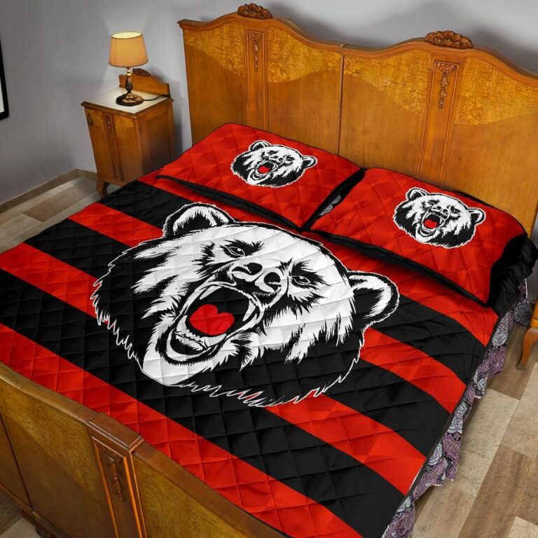 NRL North Sydney Quilt Bed Set The Bears Simple Style