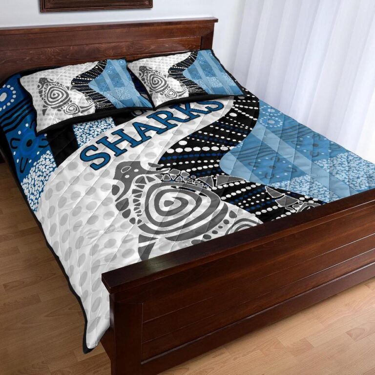 NRL Sharks Quilt Bed Set