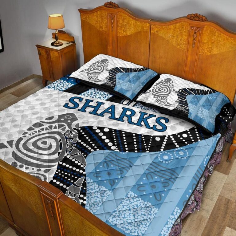 NRL Sharks Quilt Bed Set