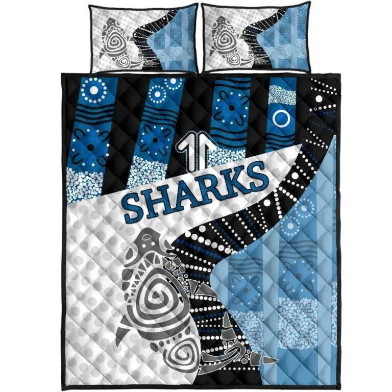 NRL Sharks Quilt Bed Set
