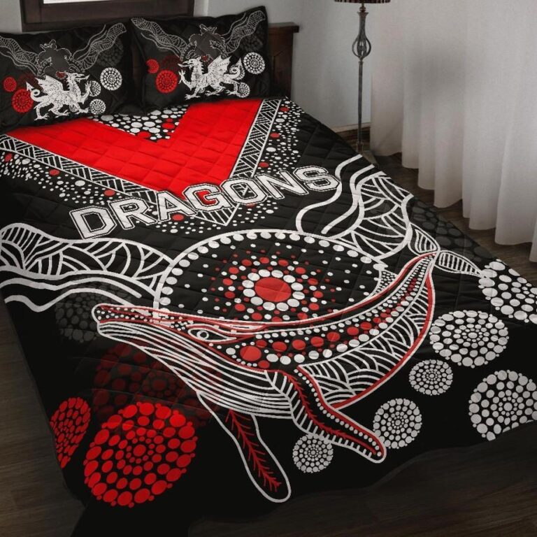 NRL ST.George Quilt Bed Set Aboriginal