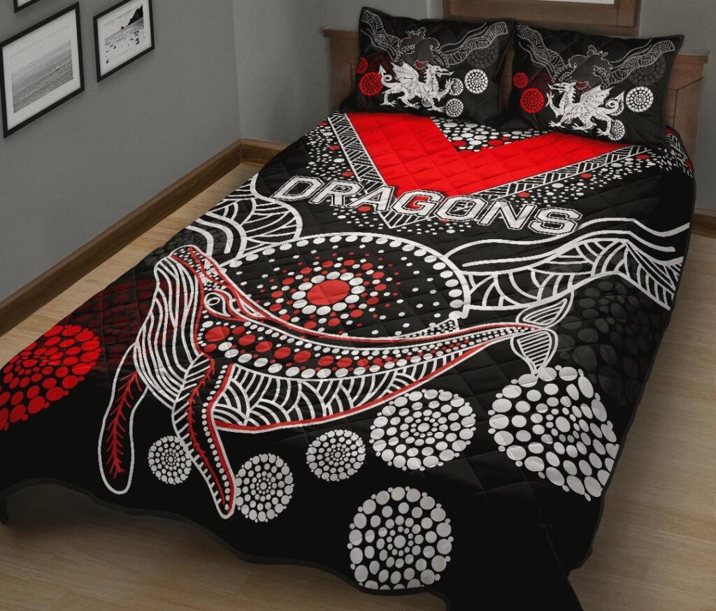 NRL ST.George Quilt Bed Set Aboriginal