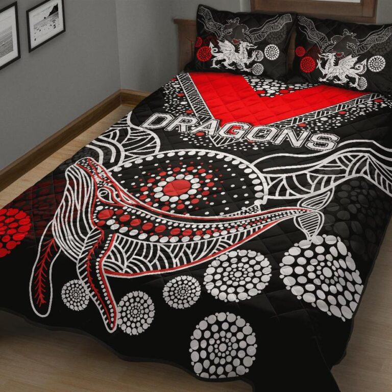 NRL ST.George Quilt Bed Set Aboriginal